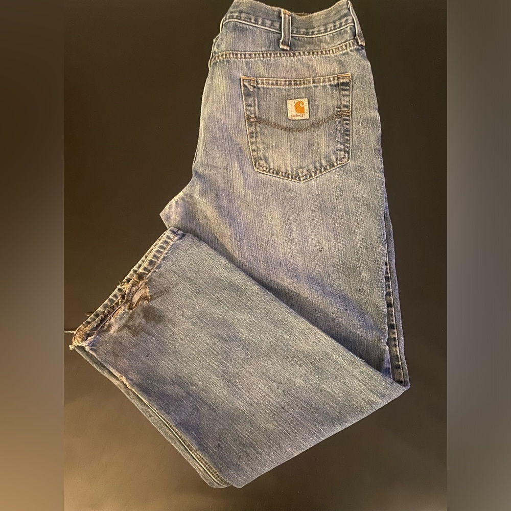 👖 Carhartt Relaxed Fit Jeans 36x30 – Distressed / Workwear 👖